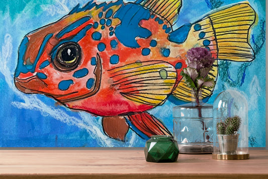 Red Fish  Viktor Bevanda Prints and canvas - available in more sizes